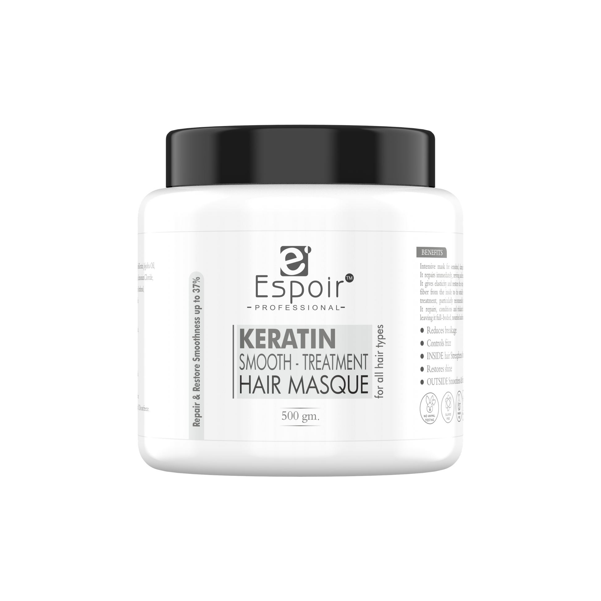Keratin Hair Mask - Smooth Treatment - Espoir Professional