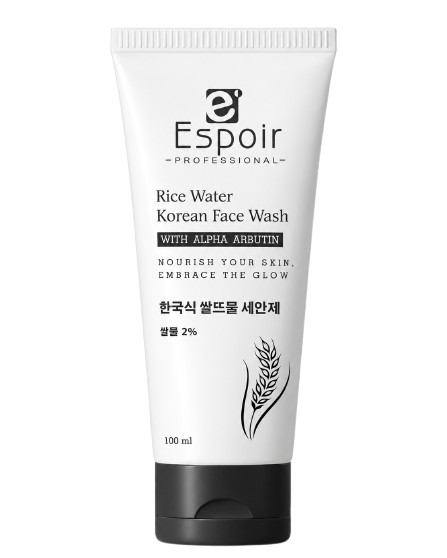 Rice Water Korean Face Wash with Alpha Arbutin — 100 ml