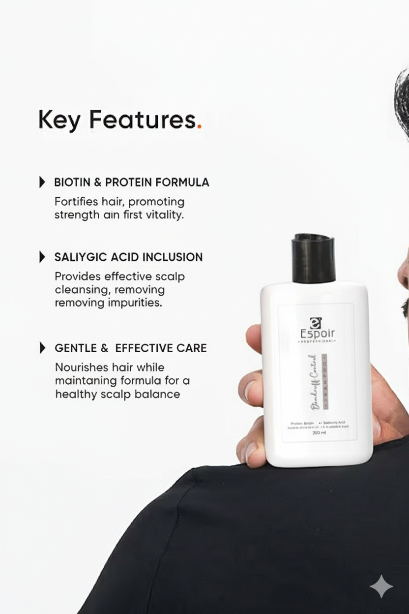 Dandruff Control Shampoo – Anti-Dandruff & Scalp Care (250 ml)