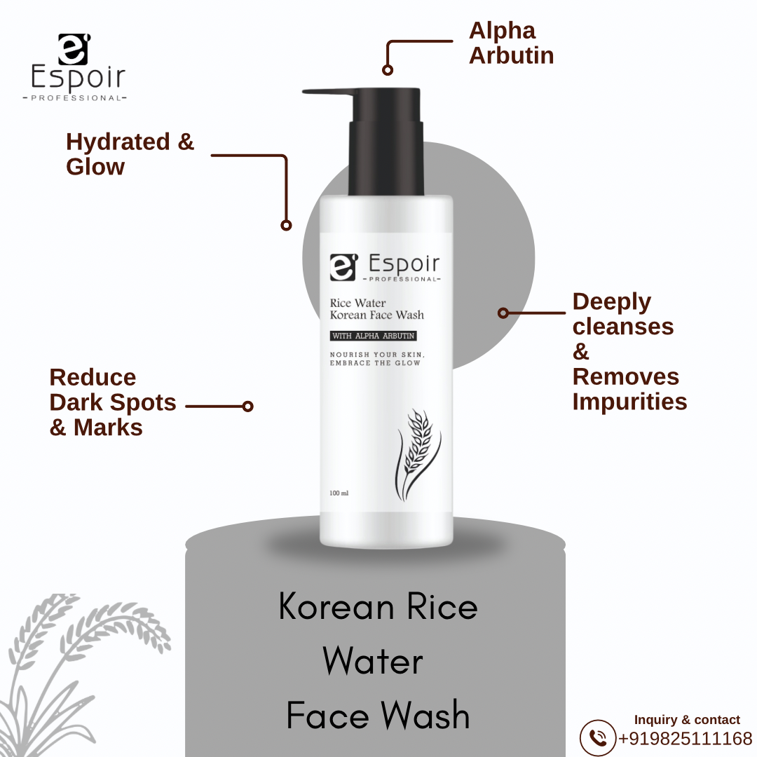 Korean Rice Water Face Wash - Espoir Professional