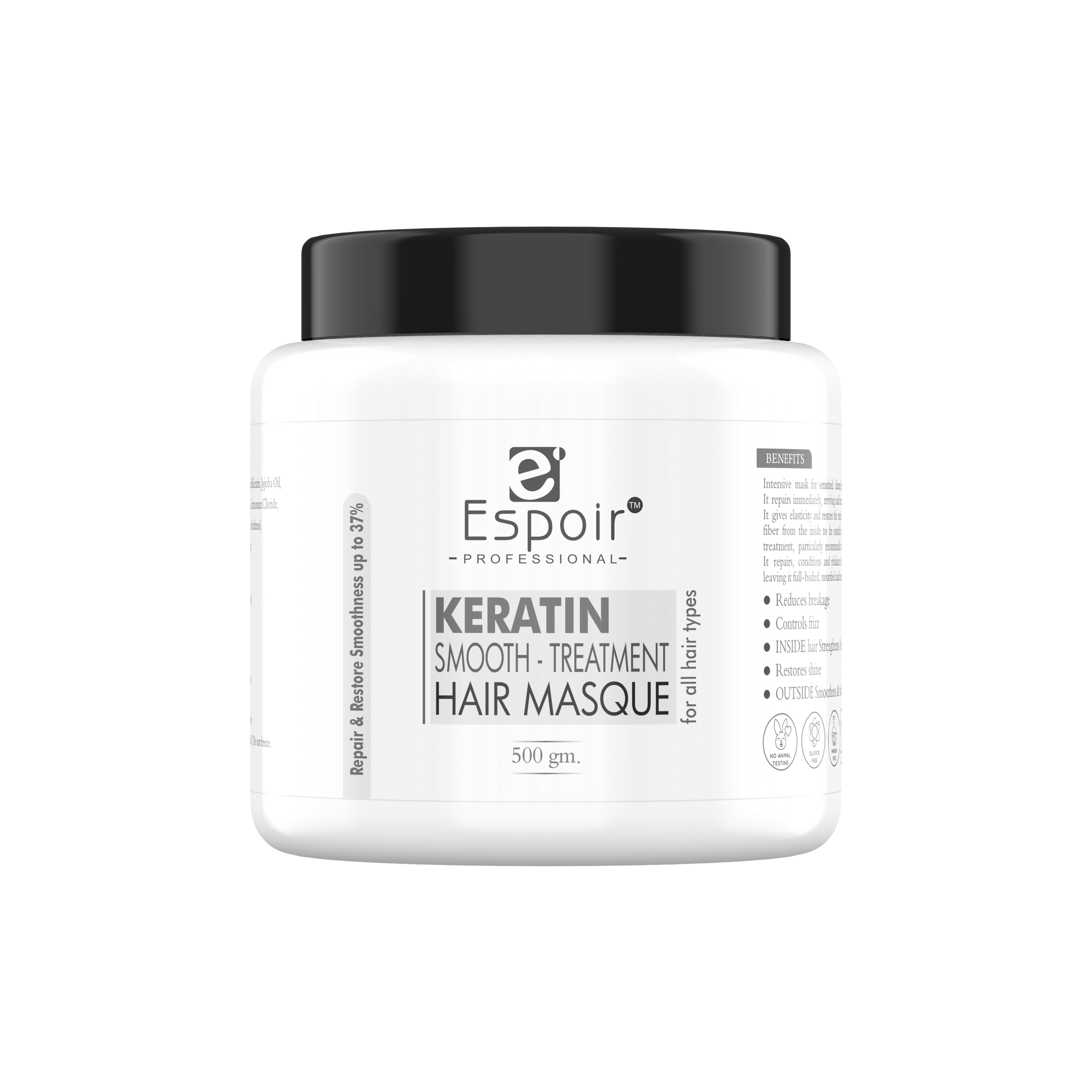 Keratin Hair Mask - Smooth Treatment - Espoir Professional