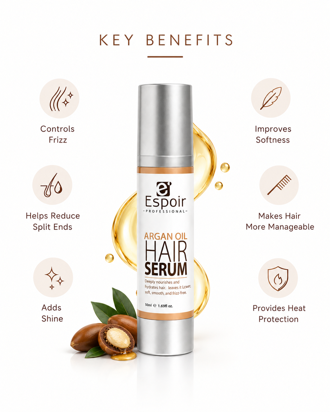 Argan Oil Hair Serum — 50 ml