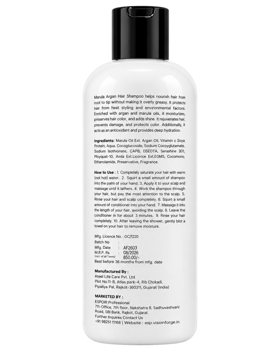 Marula Argan Shampoo
